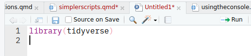 Click the checkbox for `Source on save`